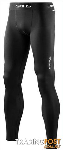 SKINS DNAmic Force Mens Long Compression Tights - Black - XS - SWDF00010019001XS