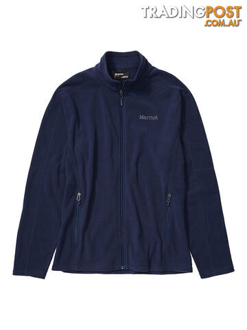 Marmot Rocklin Full Zip Mens Fleece Jacket - Arctic Navy - L - 101302975L