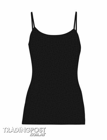 Icebreaker Merino 175 Everyday Cami Thermal Womens Singlet - Black - XS -...