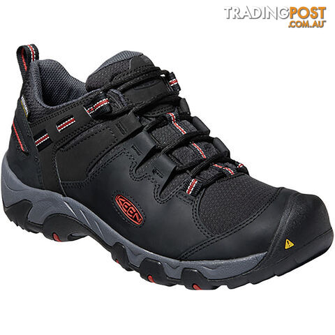 Keen Steens Mens Waterproof Hiking Shoes - Black Bossa Nova - US 11H -...