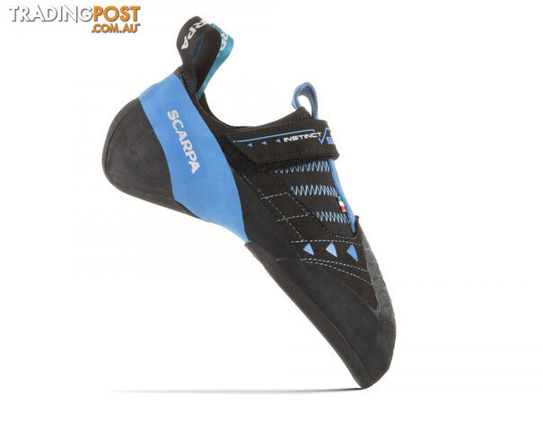 Scarpa Instinct VSR Mens Climbing Shoes - Black-Azur - EU36.5 / US4.7 -...