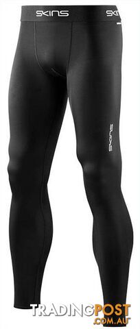 SKINS DNAmic Force Mens Long Compression Tights - Black - SWDF00010019001