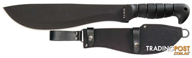 Ka-Bar Cutlass Straight Edge Machete With Black Leather/Cordura Sheath - KB1248