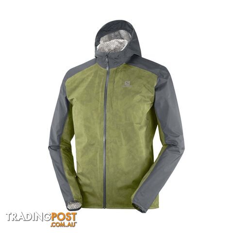 Salomon Bonatti Mens Waterproof Jacket - OLIVE NIGHT/AO - M - LC1488900-M