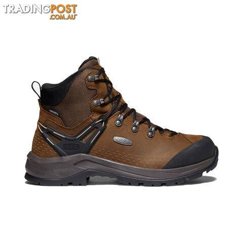 Keen Wild Sky Mid WP Mens Waterproof Hiking Boots - Dark Earth Black - US 12 -...