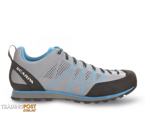 Scarpa Crux Air Mens Approach Shoes - Smoke/Lake Blue - US8 / EU41 -...