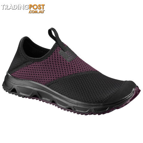 Salomon RX Moc 4.0 Womens Everyday Shoes - Black/Black/Potent Purple - 9.5 US -...