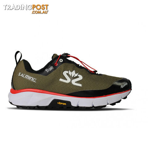 Salming Trail Hydro Womens Trail Running Shoes - Beige/Black - US7.5 -...
