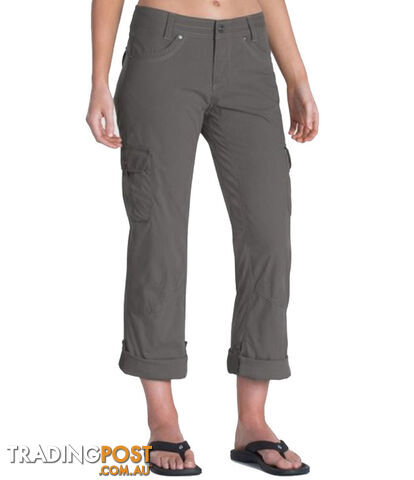 Kuhl Splash Womens Roll Up Pant 32L - Shadow - US6/AU9 - KUH00011-Shadow-6