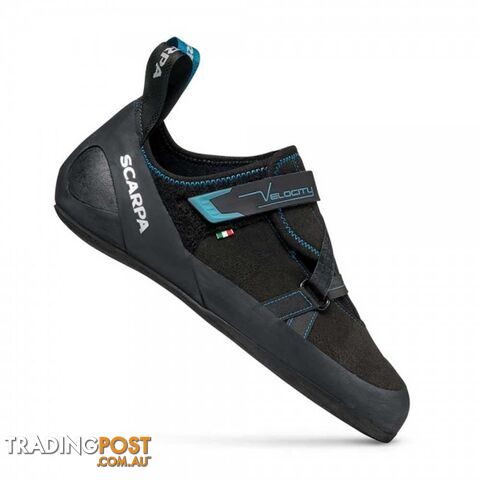 Scarpa Velocity Mens Climbing Shoes - Black/Ottanio - SCA20069-Black-Otta