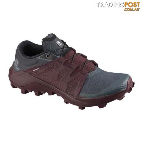 Salomon Wildcross Womens Trail Running Shoes - India Ink/Wine Tasting/Black -...