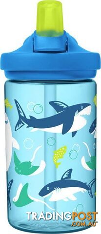 CamelBak Eddy+ Kids Water Bottle - 400ml - Sharks & Rays - CB2472402041