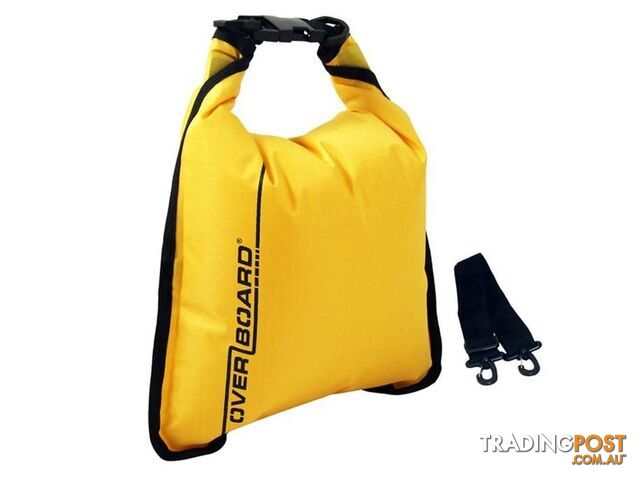 Overboard Dry Flat 5L Dry Bag - Yellow - AOB1002Y