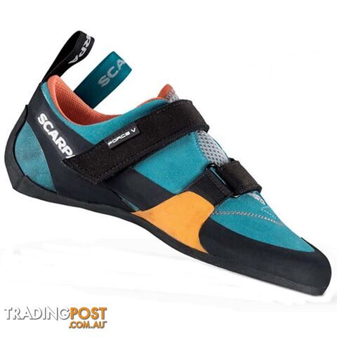 Scarpa Force V Womens Climbing Shoes - Icefall/Mandarin US8.5 / EU40 -...