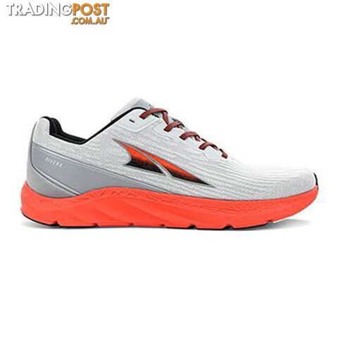 Altra Rivera Mens Road Running Shoes - Gray/Orange - 12US - AL0A4VQL280-120