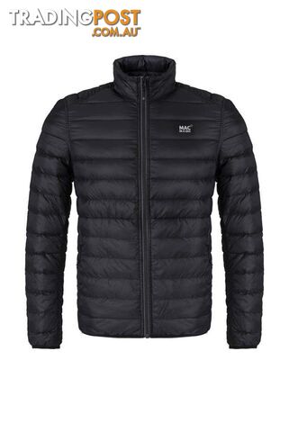 Mac In A Sac Polar Mens Reversible Insulated Down Jacket - Black-Charcoal - M -...