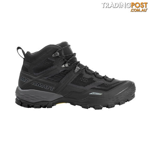 Mammut Ducan Mid GTX Mens Hiking Boots - Black/Dark Titanium - 3030-03540-00288