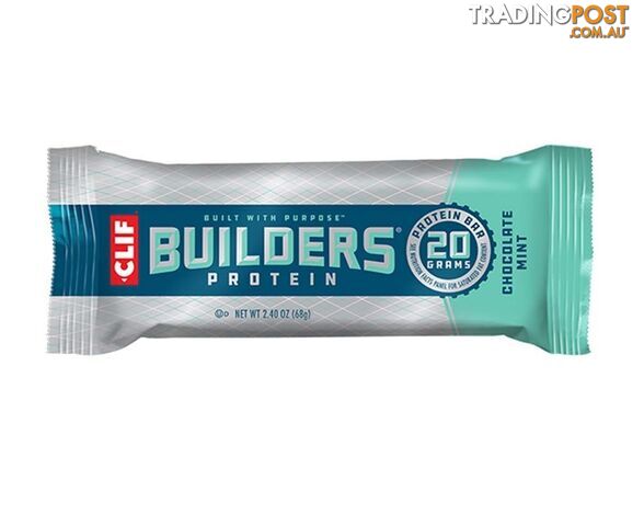 Clif Bar Builders Protein Bar - Choc Mint - Single - Clif-Builders-MINT