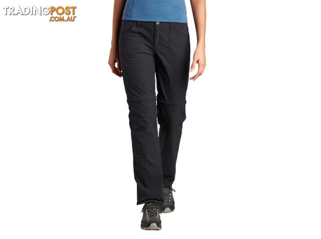Kuhl Horizn Convertible Womens Hiking Pants - 32L - Raven - AU11/US10 -...