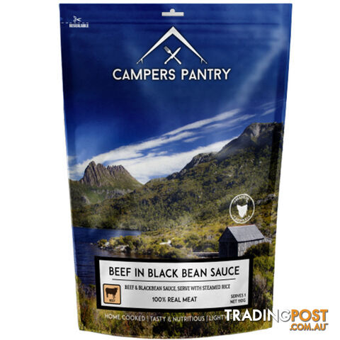 Campers Pantry Beef & Blackbean Freeze Dried Meal - CPBB11017