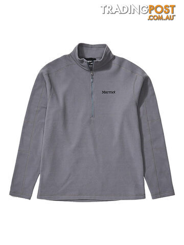 Marmot Rocklin 1/2 Zip Mens Fleece Jacket - Steel Onyx - M - 101501515M
