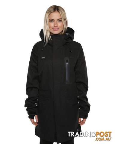 XTM Innisfail Unisex Rain Waterproof Jacket - L - RU016-BLK-L