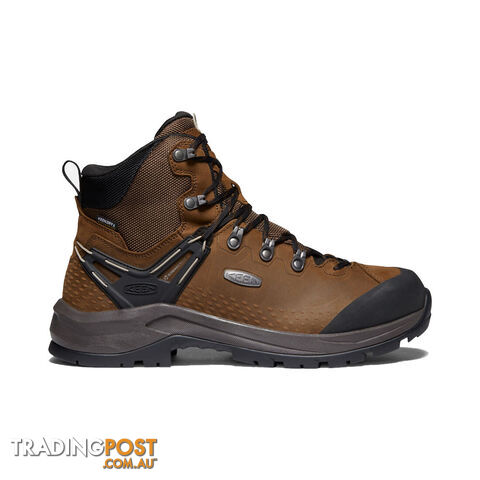 Keen Wild Sky Mid WP Mens Waterproof Hiking Boots - Dark Earth Black - US 8 -...