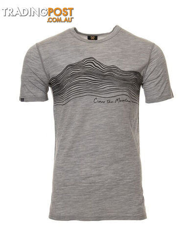XTM Adventure 170 Mens Merino T-Shirt - Charcoal - Xl - MM105-CHA-XL