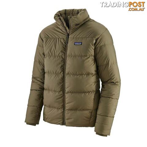 Patagonia Silent Down Mens Insulated Jacket - Sage Khaki - L - 27930-SKA-L