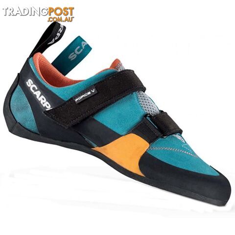 Scarpa Force V Womens Climbing Shoes - Icefall/Mandarin - SCA20046