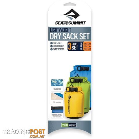Sea To Summit Lightweight Dry Sack Set - 3 Pack - ASETDS - photo 2 of 2