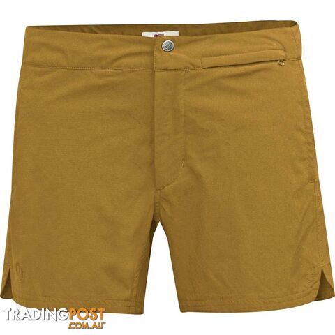 Fjallraven High Coast Trail Womens Shorts - Ochre - 38 - CF8958216038