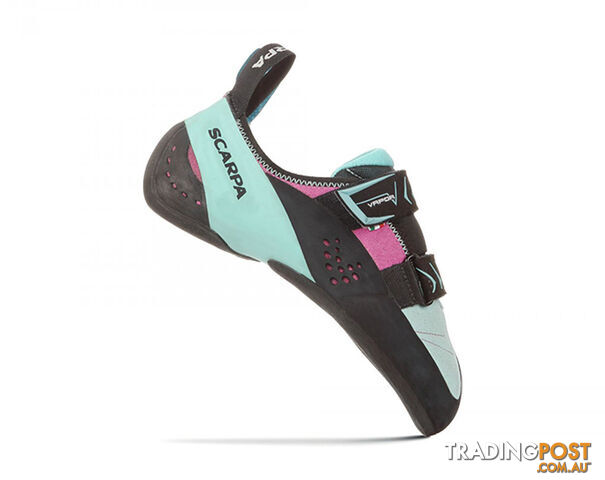 Scarpa Vapor V Womens Climbing Shoes -Dahlia/Aqua - US8.5 / EU40 - SCA20060-40