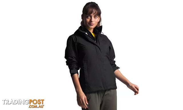 The North Face Venture 2 Womens Waterproof Jacket - TNF Black/TNF Black - XS -...