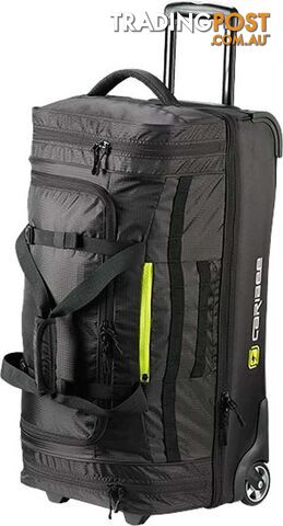 Caribee Scarecrow DX 70L Wheeled Duffle Bag - Black - 5740-BLACK