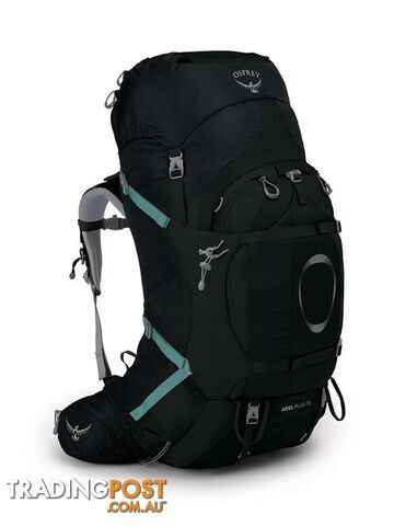 Osprey Ariel Plus 70L Womens Hiking Backpack - Black - M/L - OSP0896-Black-M-L