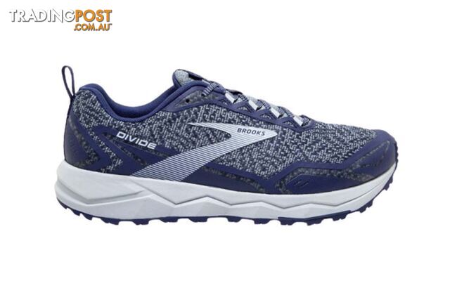 Brooks Divide Mens Trail Running Shoes - Deep Cobalt/Grey/Blue - 12 -...