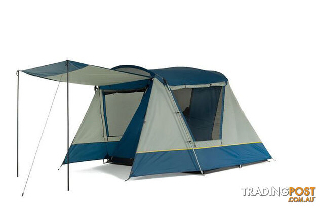 OZtrail Family 4 4-Person Dome Tent - Blue/Grey - DTE-FA04-E