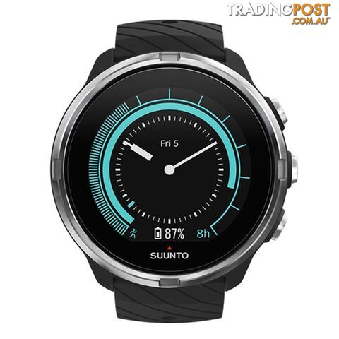 Suunto 9 Sport Wrist HR GPS Watch - Black - 14200