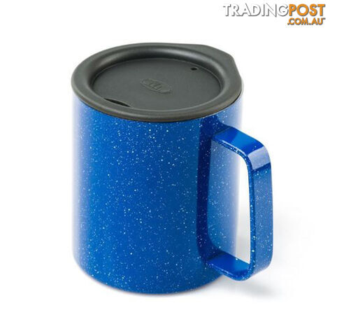 GSI Glacier Stainless Camp Cup - Blue Speckle - 295ml - F550-63212