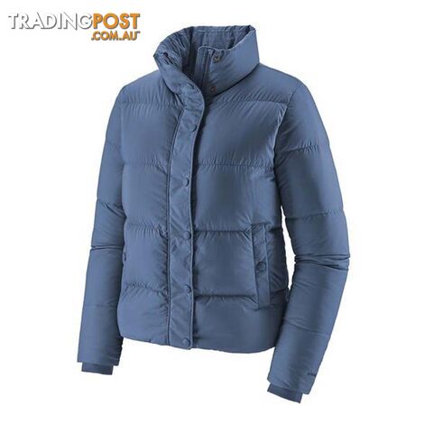 Patagonia Silent Down Womens Insulated Jacket - Woolly Blue - XS -...