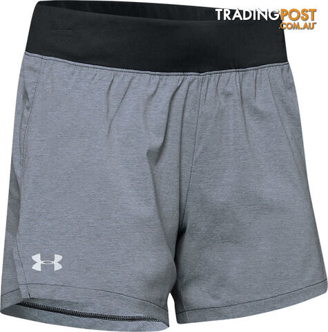 Under Armour Launch SW 5'' Womens Performance Short - Black - XL - 1342841-001-XL