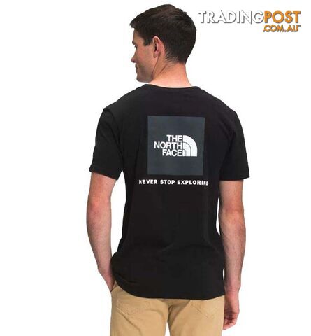 The North Face Box NSE Mens Short Sleeve T-Shirt - TNF Black - L -...