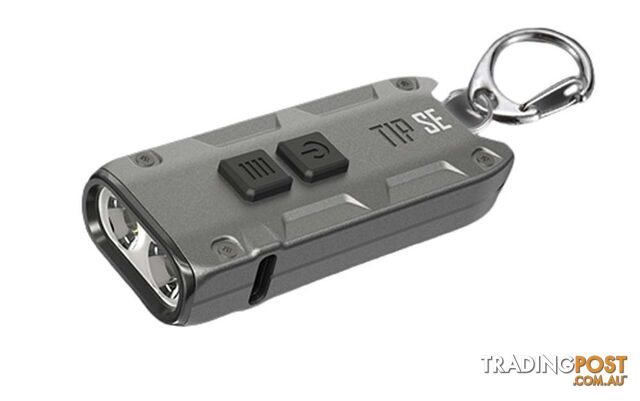 Nitecore Tip 700 Lumen USB Rechargeable LED Key Chain Flashlight - Grey - TIP-SE-GRY