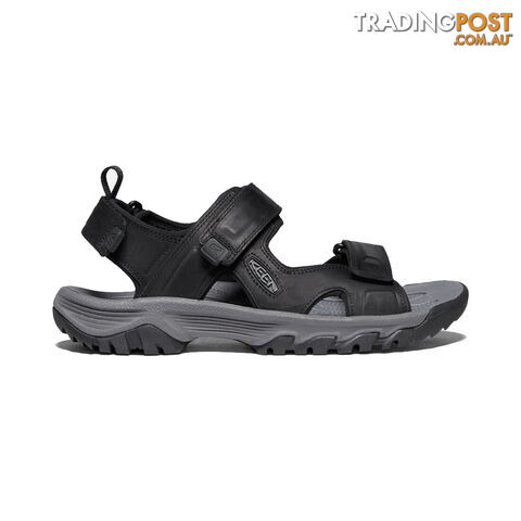 Keen Targhee III Open Toe Mens Hiking Sandals - Black Grey - US 10 - 1022422-10