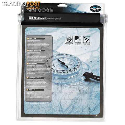 Sea To Summit Waterproof Map Case Large Clear - AWMCL