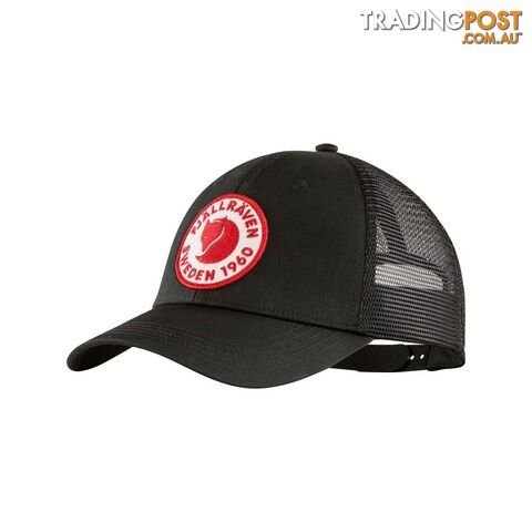 Fjallraven 1960 Logo Langtradarkeps Hat - Black - S/M - CF78138550SM