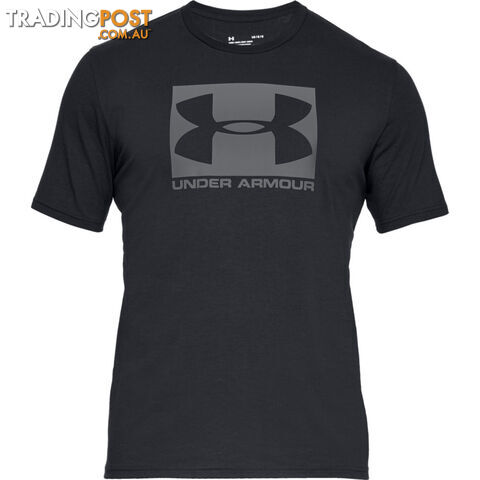Under Armour Boxed Sportstyle Mens S/S T-Shirt - Black - XL - 1329581-001-XL