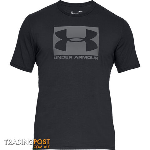 Under Armour Boxed Sportstyle Mens S/S T-Shirt - Black - XL - 1329581-001-XL