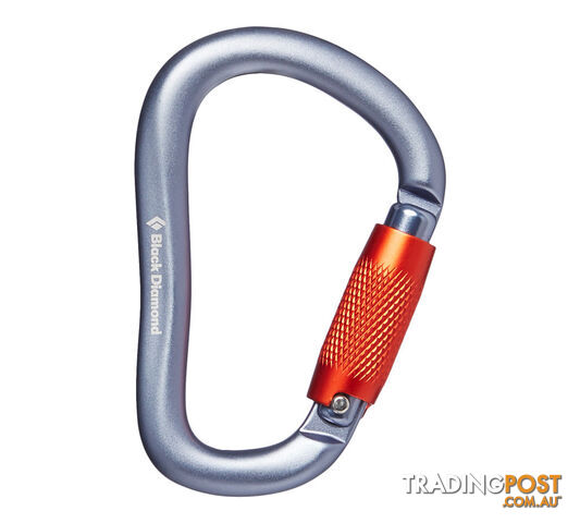 Black Diamond RockLock Twistlock Carabiner - Grey - BD2102581003ALL1